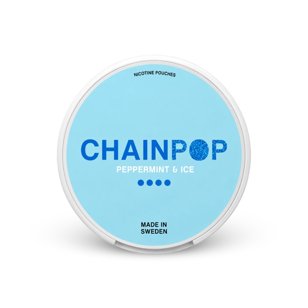 Chainpop Peppermint & Ice – dóza nikotínových vrecúšok