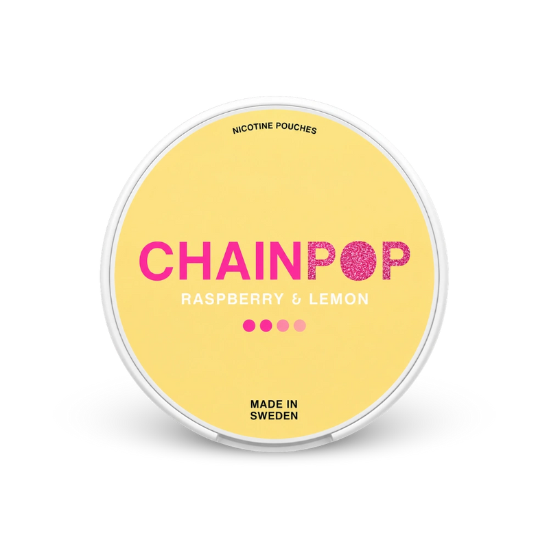 Chainpop Raspberry Lemon – dóza nikotínových vrecúšok