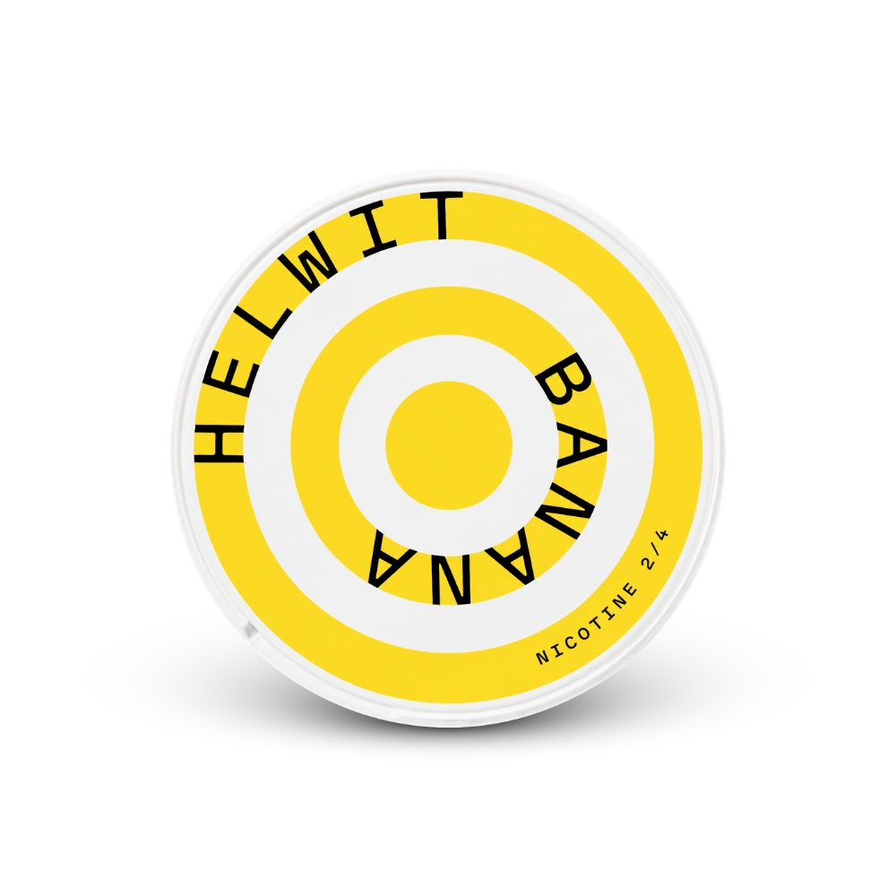 HELWIT Banana Slim – dóza nikotínových vrecúšok