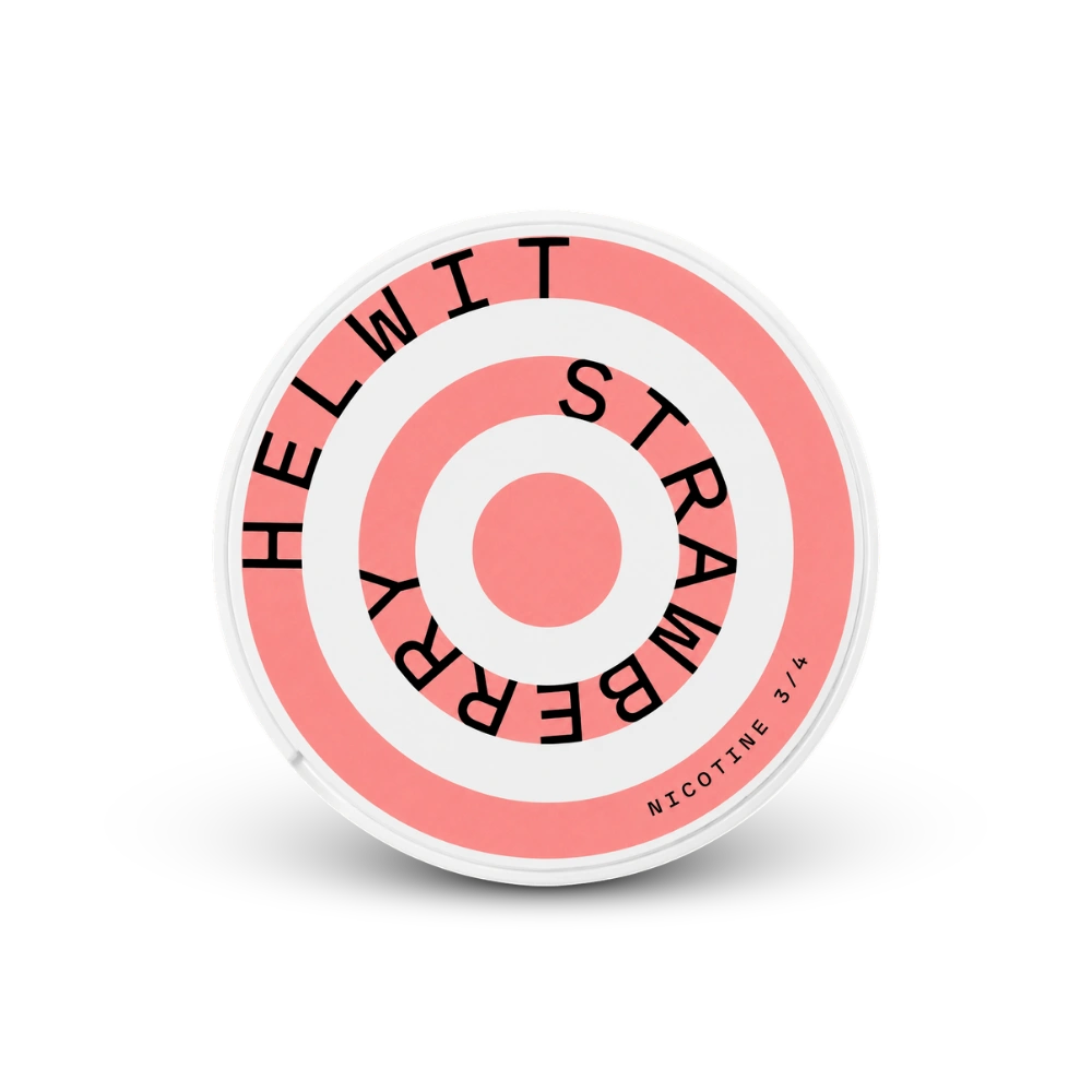 HELWIT Strawberry Medium – dóza nikotínových vrecúšok