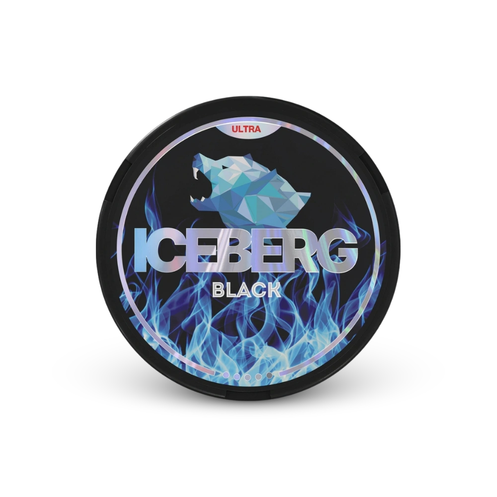 Iceberg Black – dóza nikotínových vrecúšok