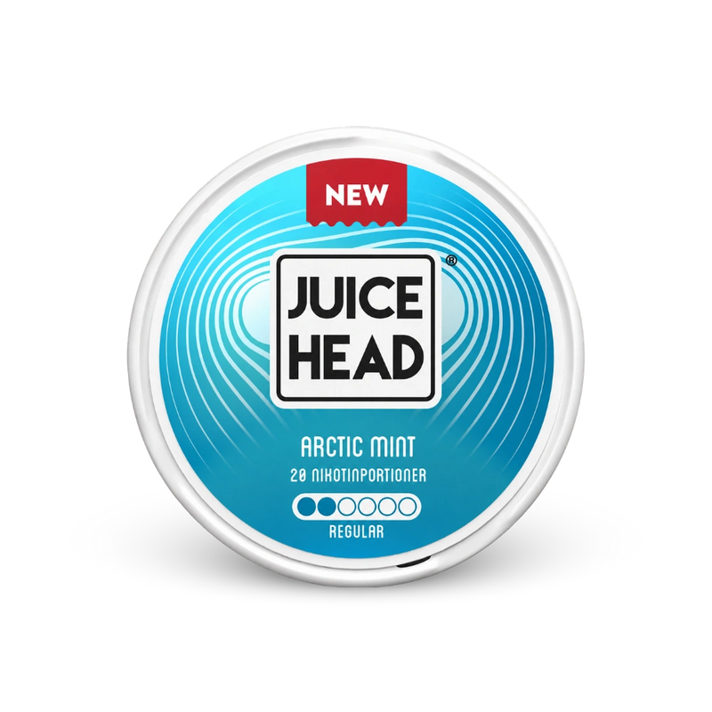 Juice Head Arctic Mint Regular – dóza nikotínových vrecúšok