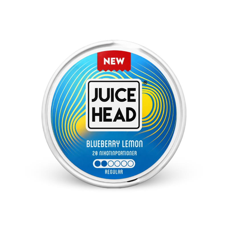 Juice Head Blueberry Lemon Regular – dóza nikotínových vrecúšok