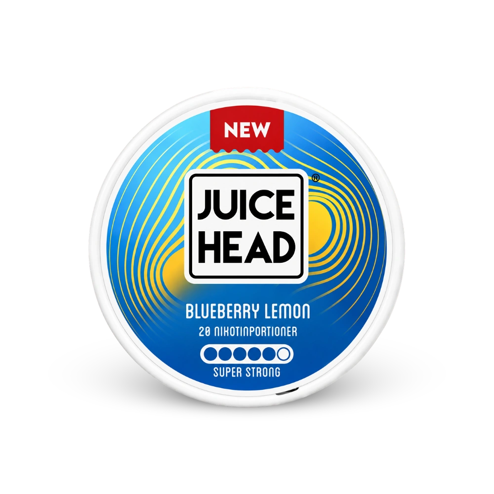 Juice Head Blueberry Lemon Super Strong – dóza nikotínových vrecúšok