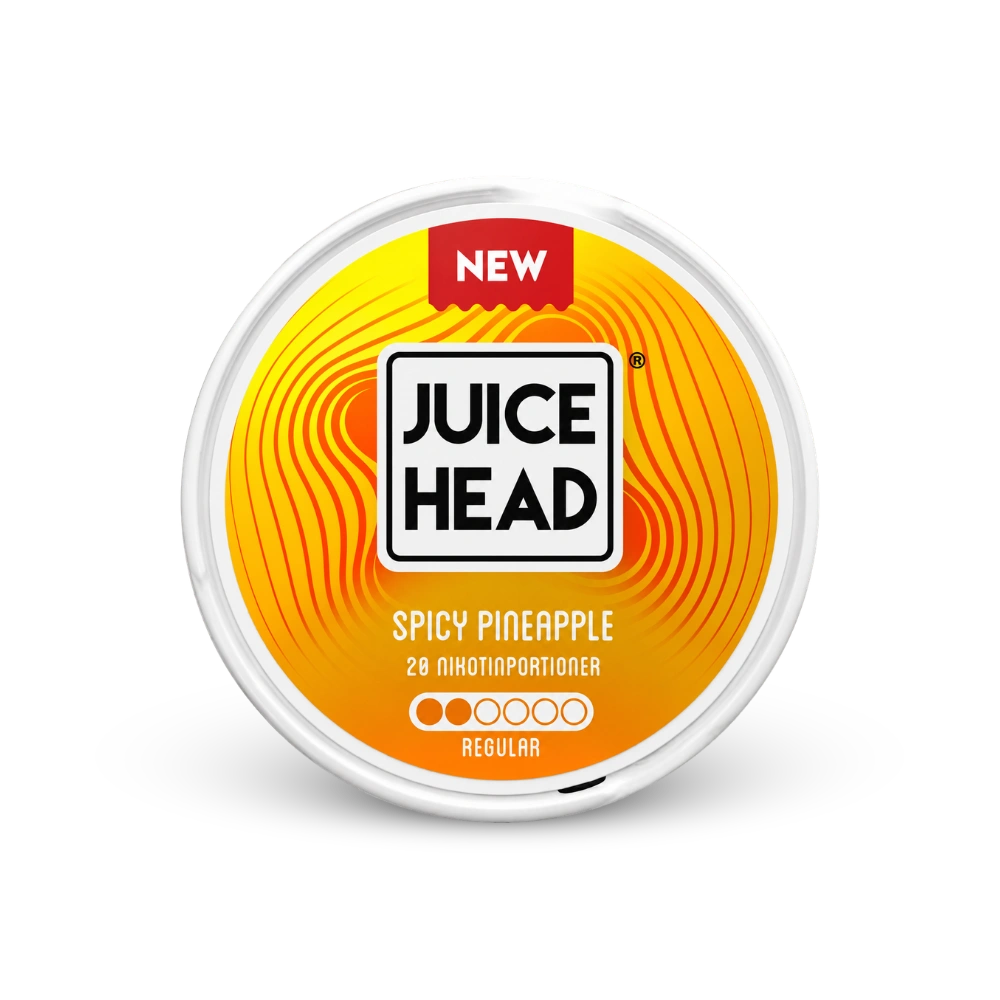 Juice Head Spicy Pineapple Regular – dóza nikotínových vrecúšok