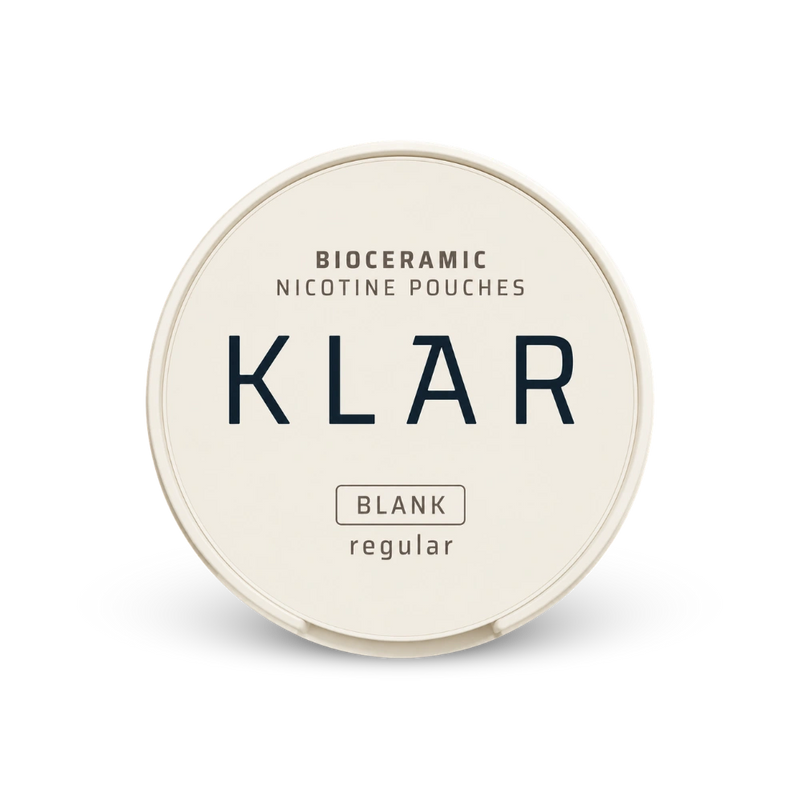 KLAR Blank Regular Mini – dóza nikotínových vrecúšok