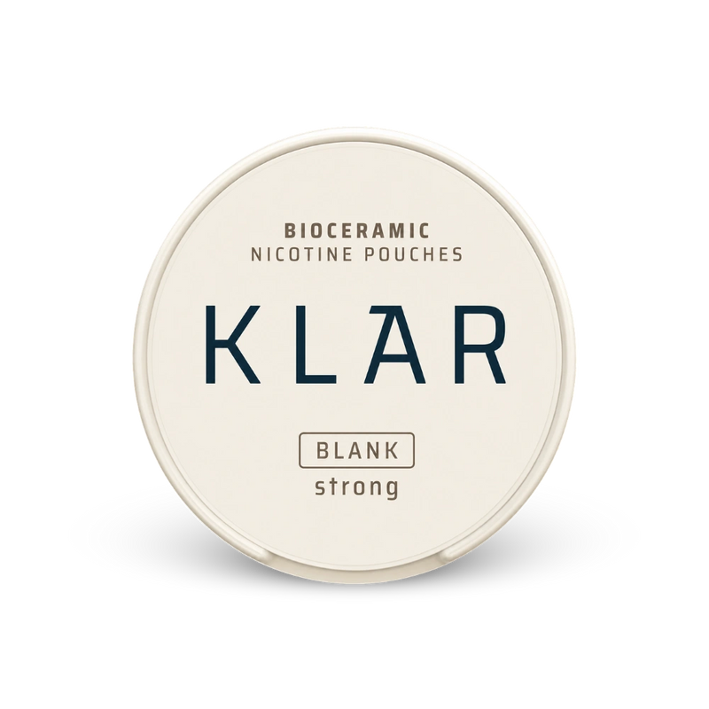KLAR Blank Strong Mini – dóza nikotínových vrecúšok