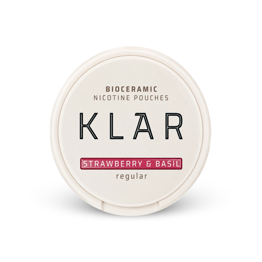 KLAR Strawberry Basil Regular Mini – dóza nikotínových vrecúšok