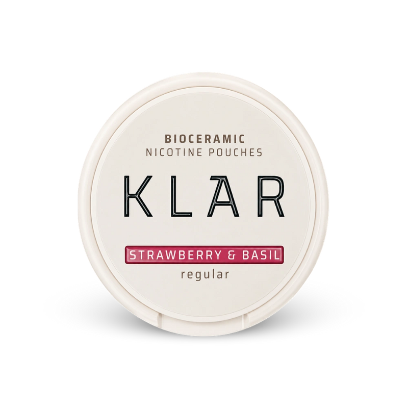 KLAR Strawberry Basil Regular Mini – dóza nikotínových vrecúšok