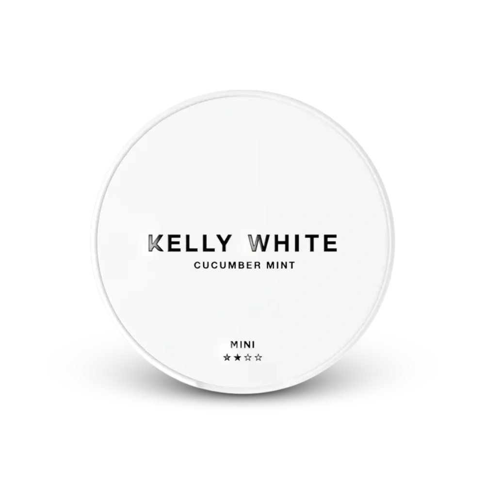 Kelly White Mini Cucumber Mint – dóza nikotínových vrecúšok