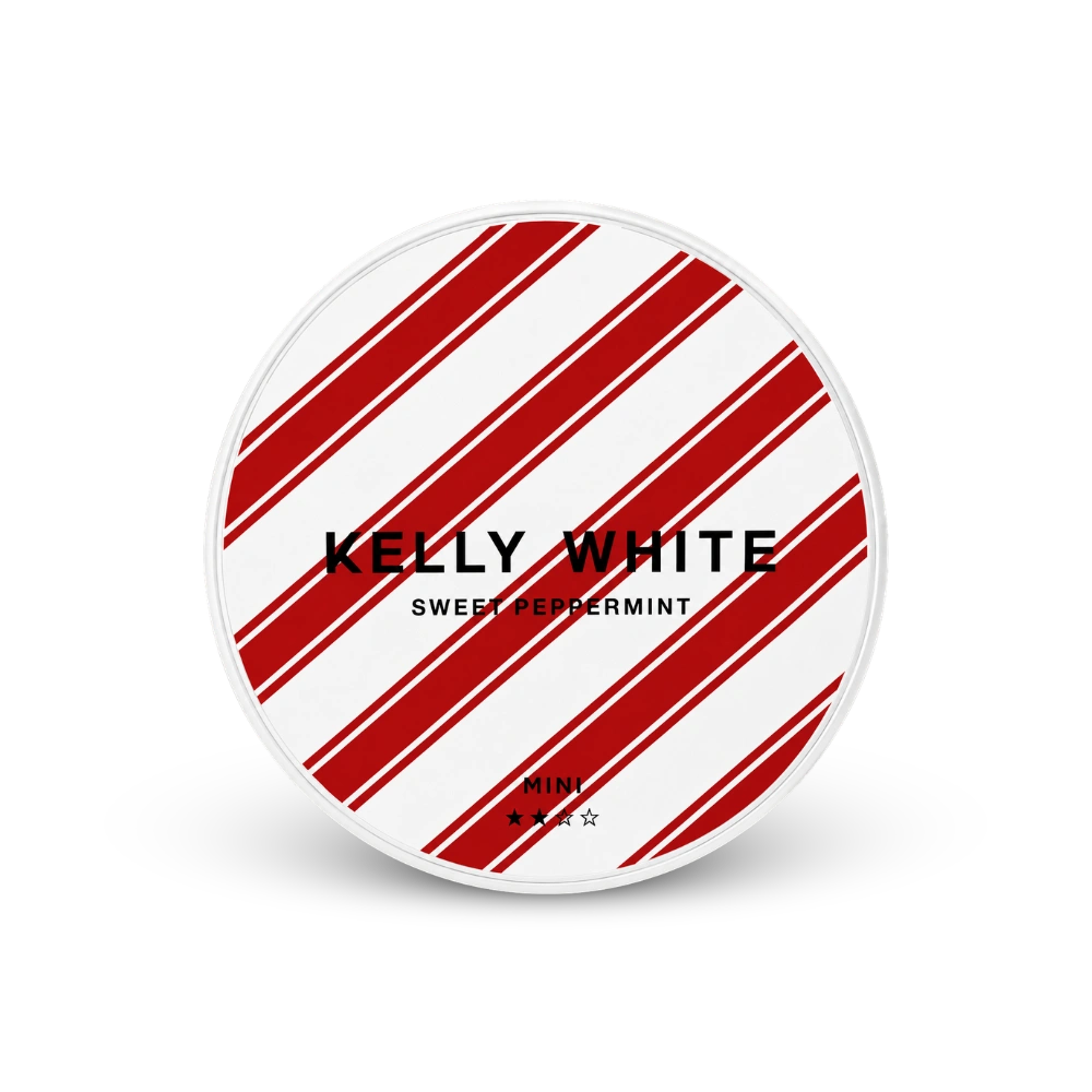 Kelly White Mini Sweet Peppermint – dóza nikotínových vrecúšok