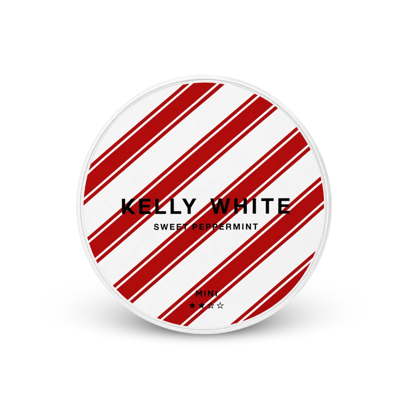 Kelly White Mini Sweet Peppermint – dóza nikotínových vrecúšok