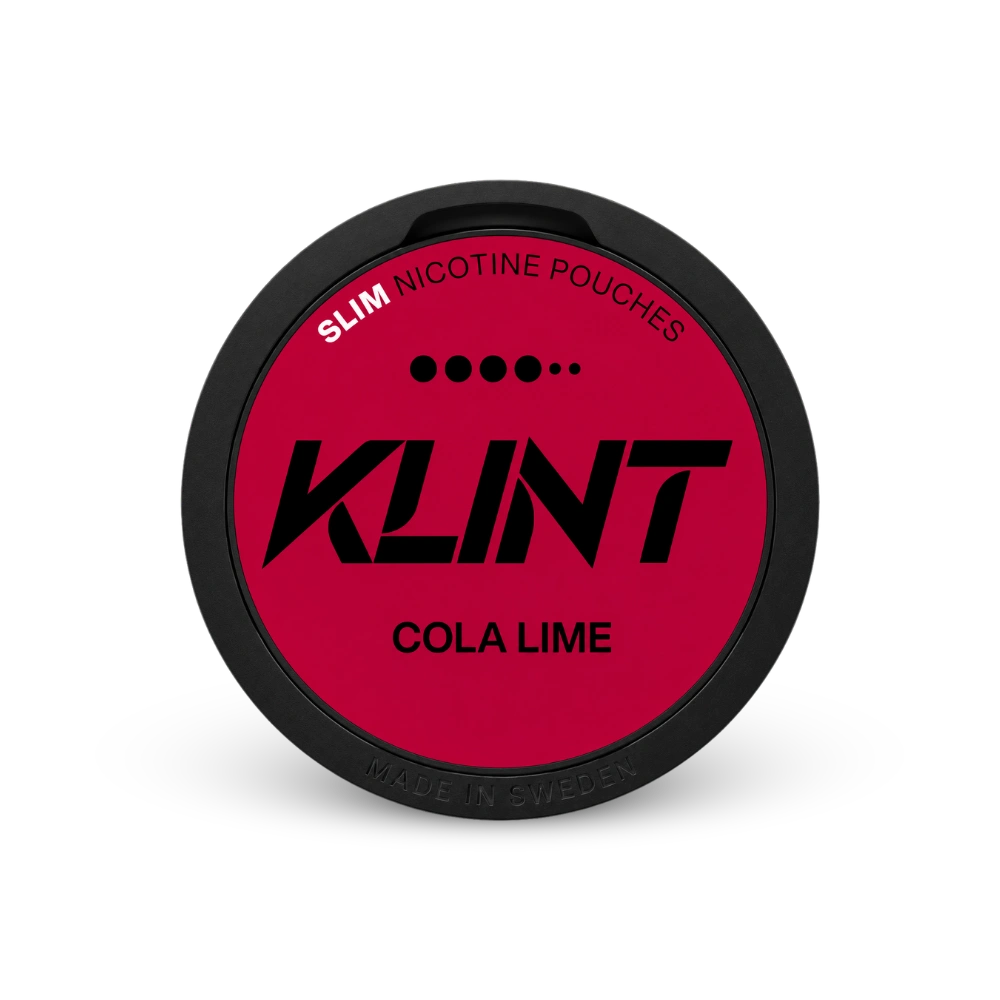 Klint Cola Lime Strong – dóza nikotínových vrecúšok