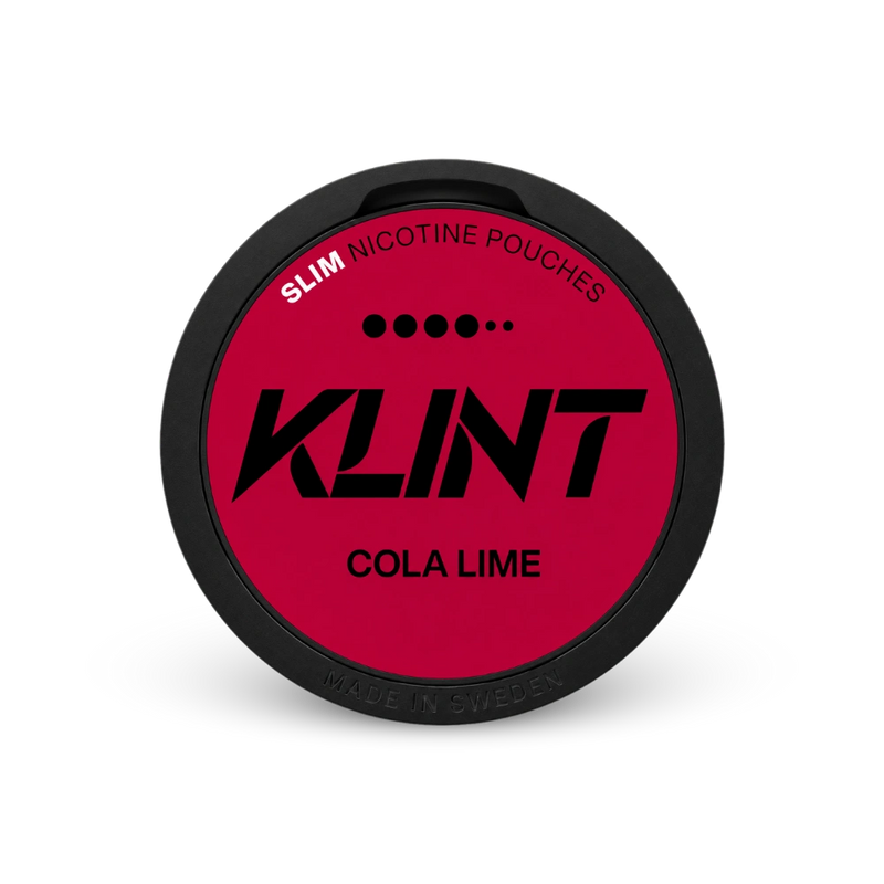 Klint Cola Lime Strong – dóza nikotínových vrecúšok