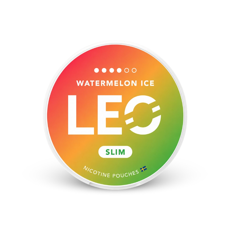 LEO Watermelon Ice Strong – dóza nikotínových vrecúšok