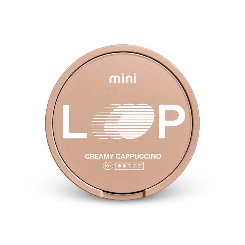 LOOP Creamy Cappuccino Mini – dóza nikotínových vrecúšok