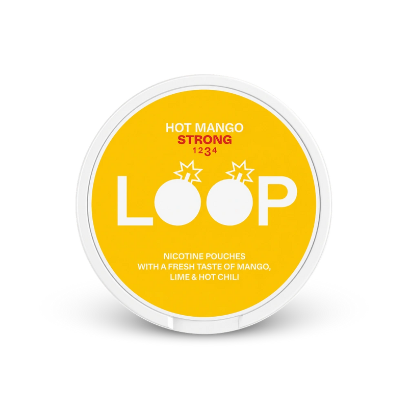 LOOP Hot Mango Strong – dóza nikotínových vrecúšok