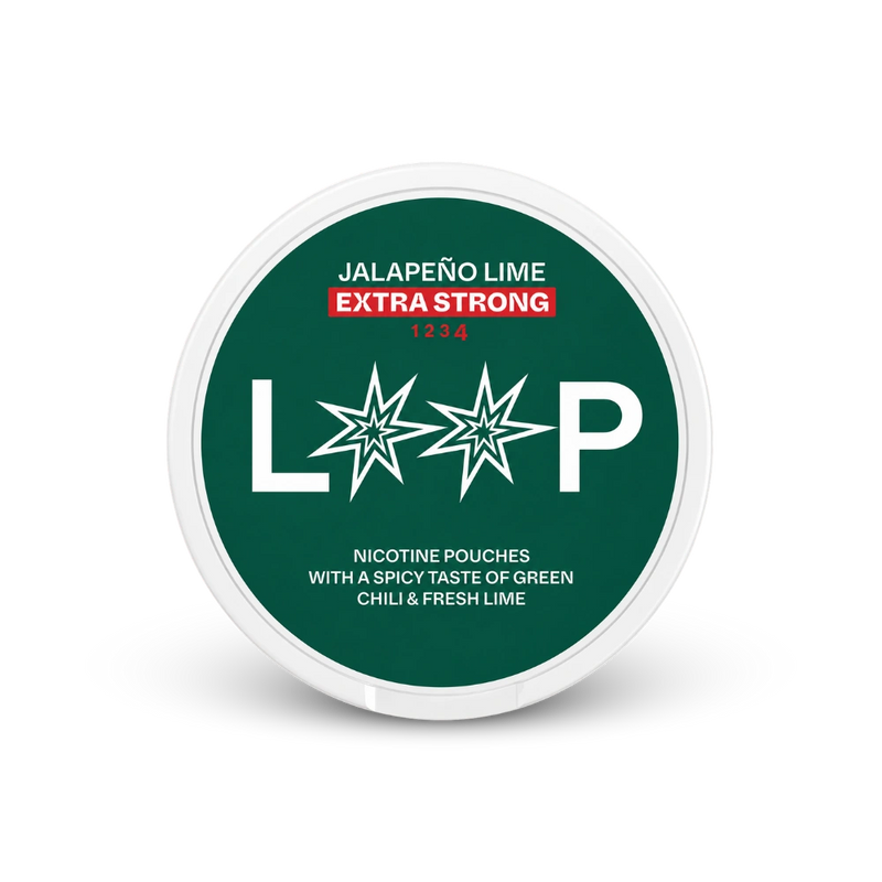 LOOP Jalapeno Lime Extra Strong – dóza nikotínových vrecúšok