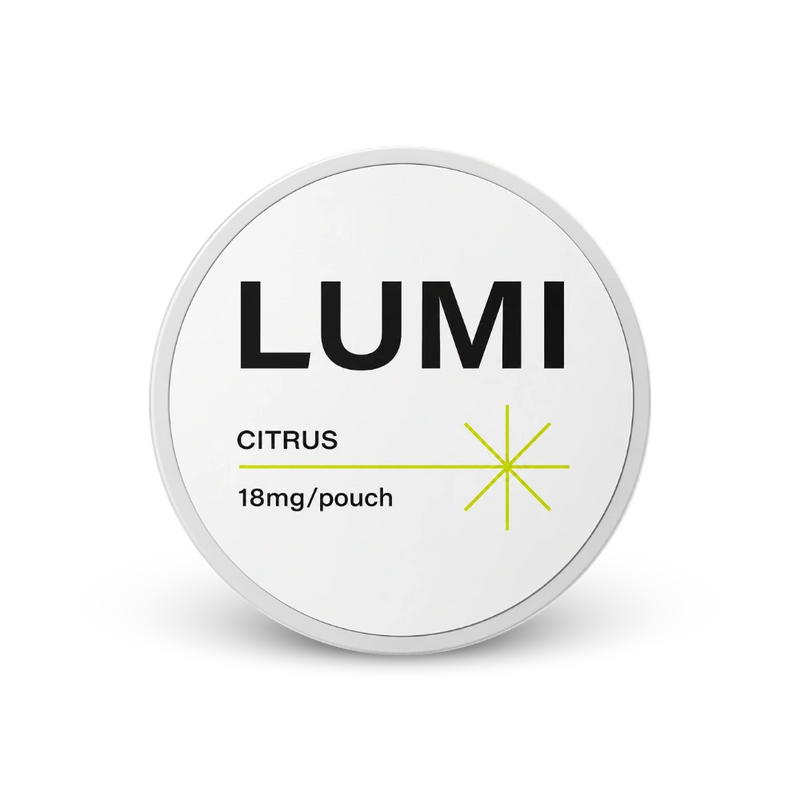 LUMI Citrus 18mg – dóza nikotínových vrecúšok