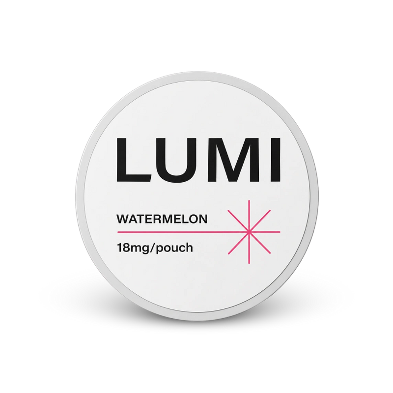 LUMI Watermelon 18mg – dóza nikotínových vrecúšok