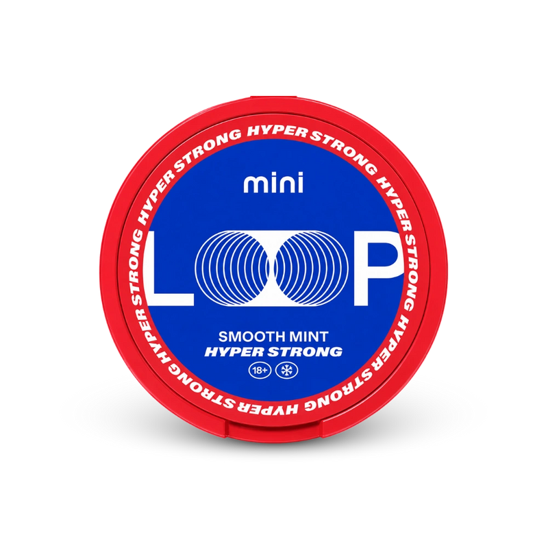 Loop Smooth Mint Mini Hyper – dóza nikotínových vrecúšok