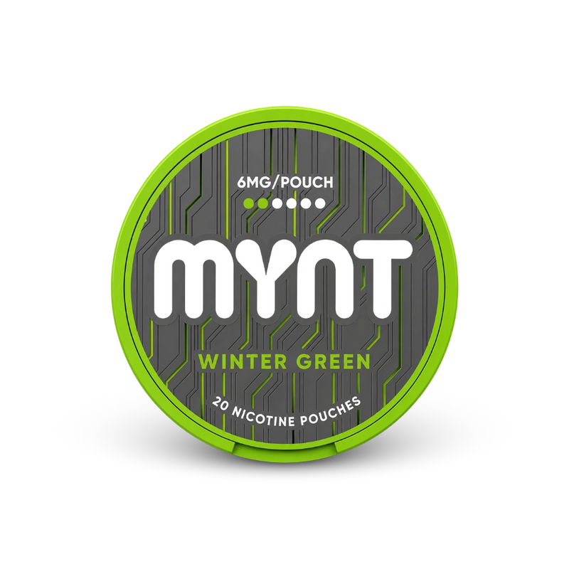 MYNT Winter Green Regular – dóza nikotínových vrecúšok