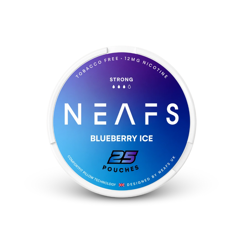 NEAFS Blueberry Ice Strong – dóza nikotínových vrecúšok