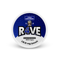 RAVE Cola Explosion 32.5mg – dóza nikotínových vrecúšok