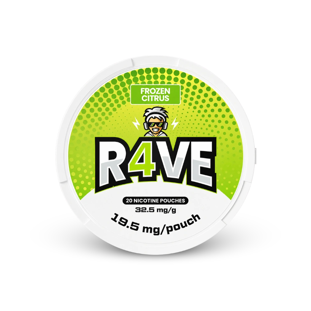 RAVE Frozen Citrus 32.5mg – dóza nikotínových vrecúšok