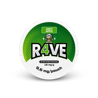 RAVE Juicy Apple 16mg – dóza nikotínových vrecúšok