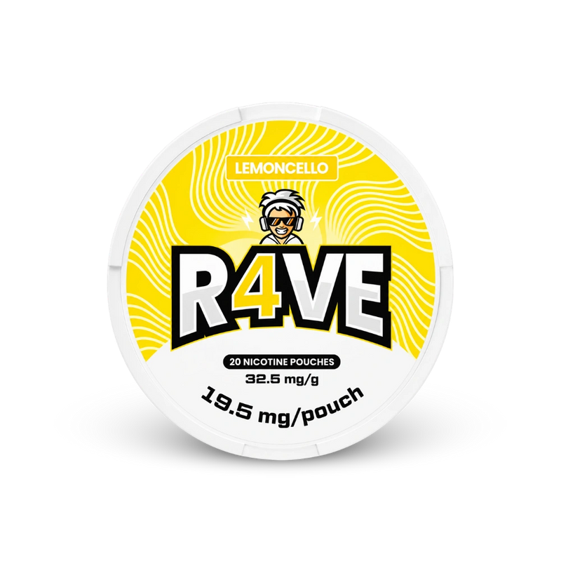 RAVE Lemoncello 32.5mg – dóza nikotínových vrecúšok