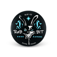 RaBBiT Blue Ice X-Strong – dóza nikotínových vrecúšok