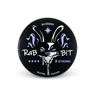 RaBBiT Blueberry X-Strong – dóza nikotínových vrecúšok