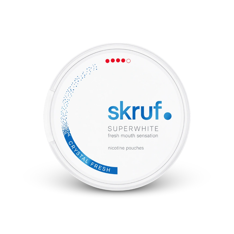 SKRUF Crystal Fresh Extra Strong – dóza nikotínových vrecúšok