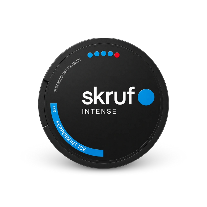 SKRUF Intense Peppermint Ice S4 – dóza nikotínových vrecúšok