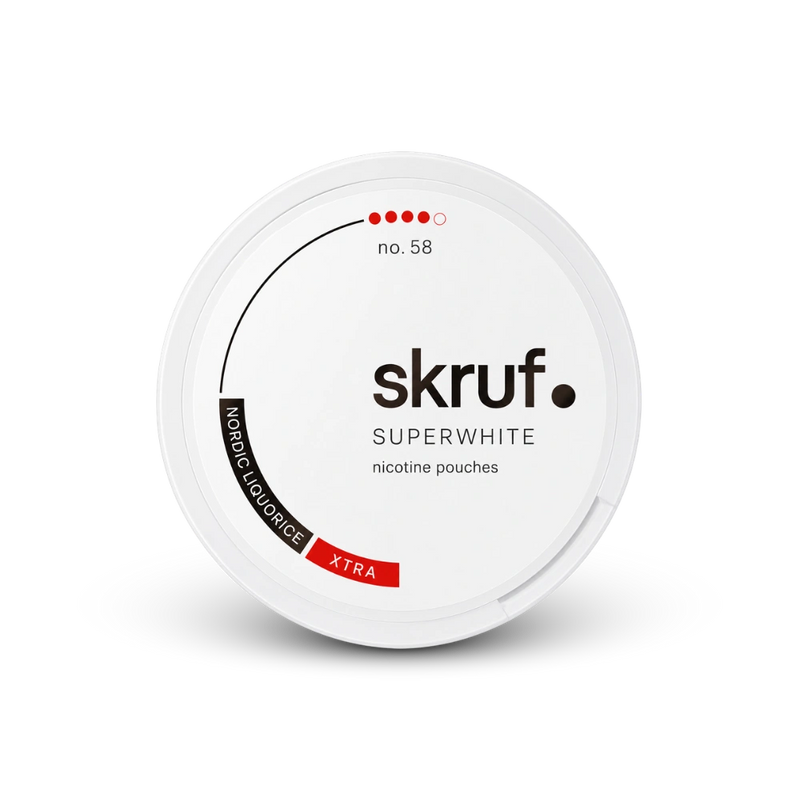 SKRUF Nordic Liqourice S4 – dóza nikotínových vrecúšok