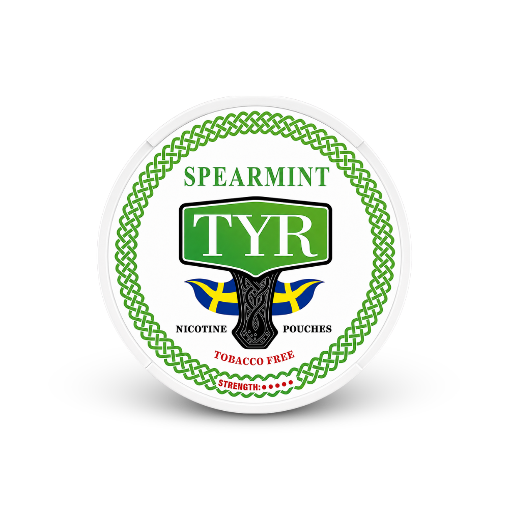 TYR SPEARMINT – dóza nikotínových vrecúšok