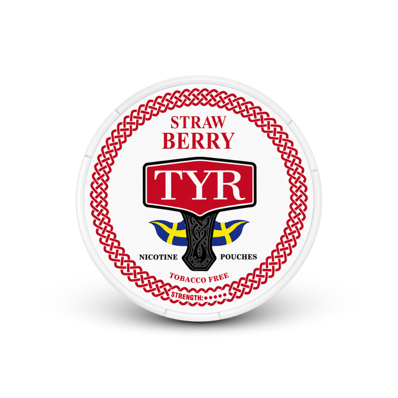 TYR Strawberry – dóza nikotínových vrecúšok