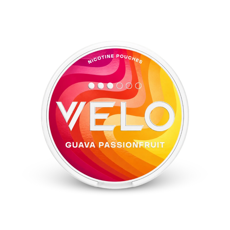 VELO Guava Passionfruit Slim – dóza nikotínových vrecúšok