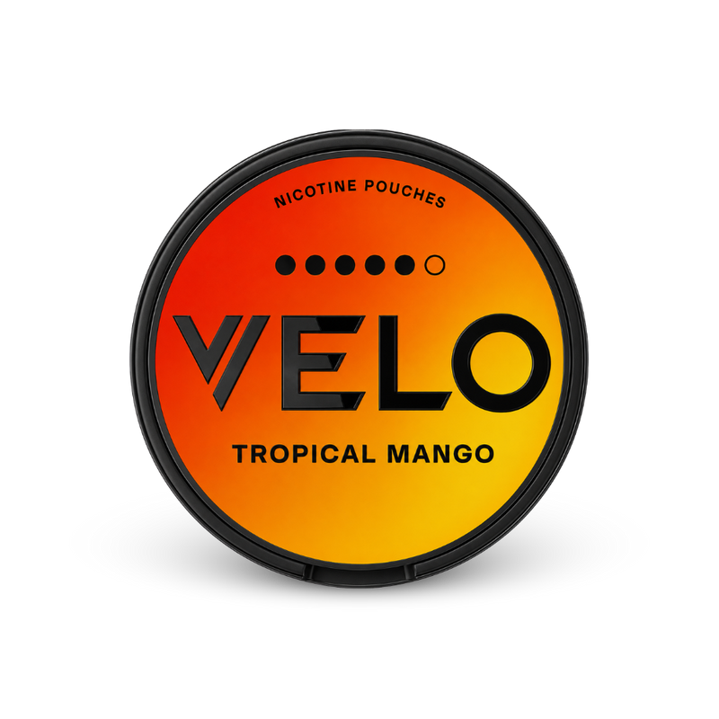 VELO Tropical Mango High Nic – dóza nikotínových vrecúšok