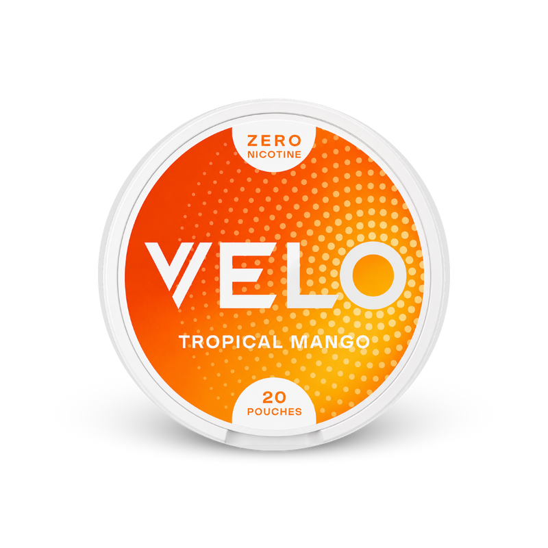 VELO Tropical Mango Zero – dóza nikotínových vrecúšok