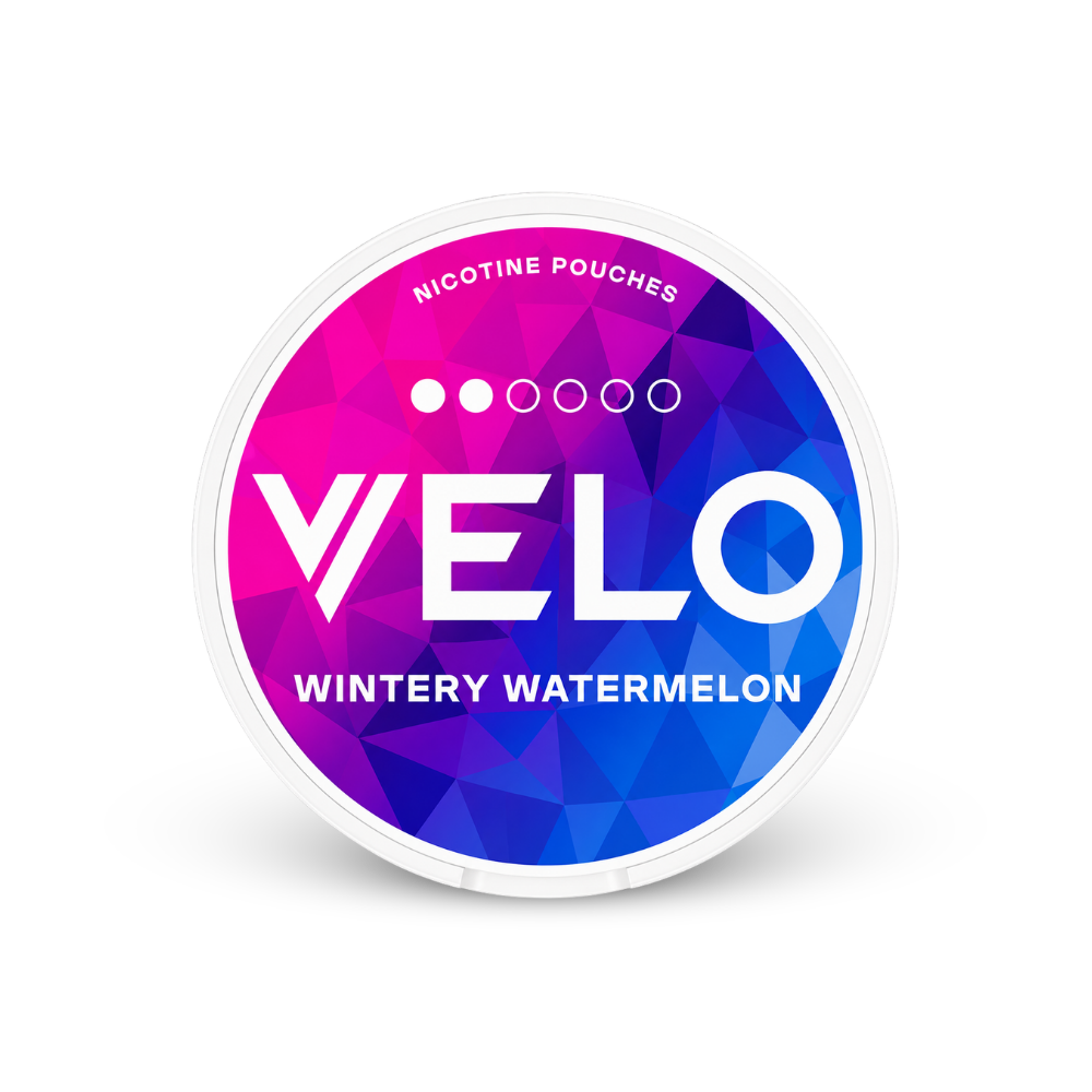 VELO Wintery Watermelon Mini – dóza nikotínových vrecúšok