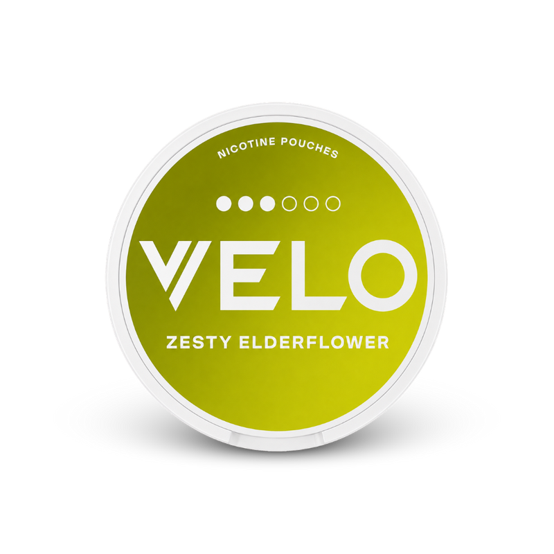 VELO Zesty Elderflower – dóza nikotínových vrecúšok