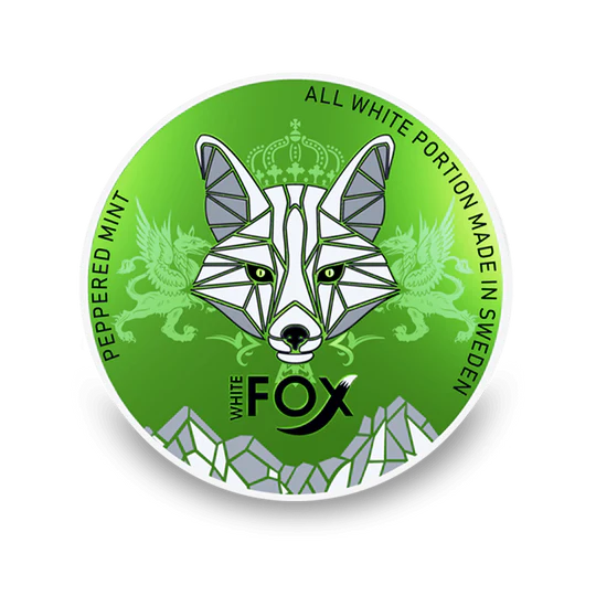 White Fox Peppered Mint – nikotínové vrecúška bez tabaku