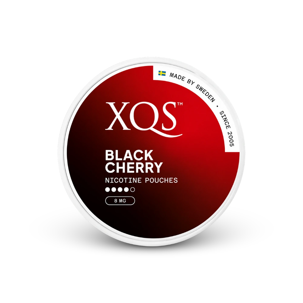 XQS Black Cherry Slim Strong – dóza nikotínových vrecúšok