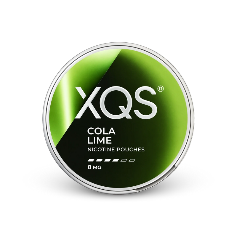 XQS Cola Lime 8mg – dóza nikotínových vrecúšok