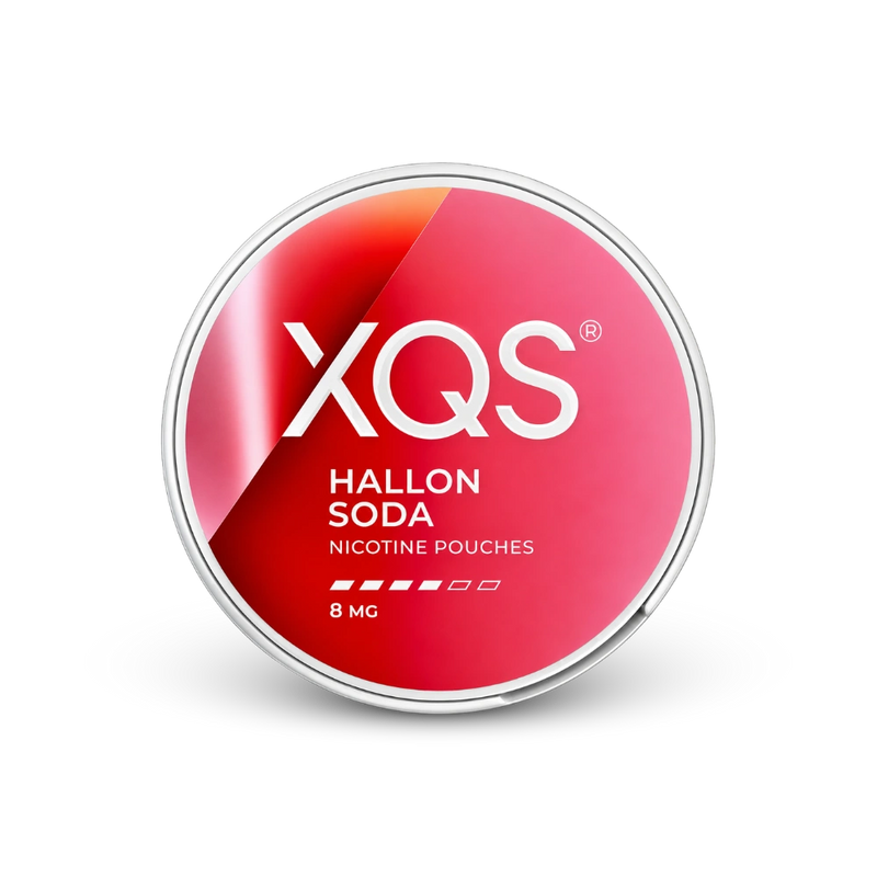 XQS Hallonsoda Strong – dóza nikotínových vrecúšok