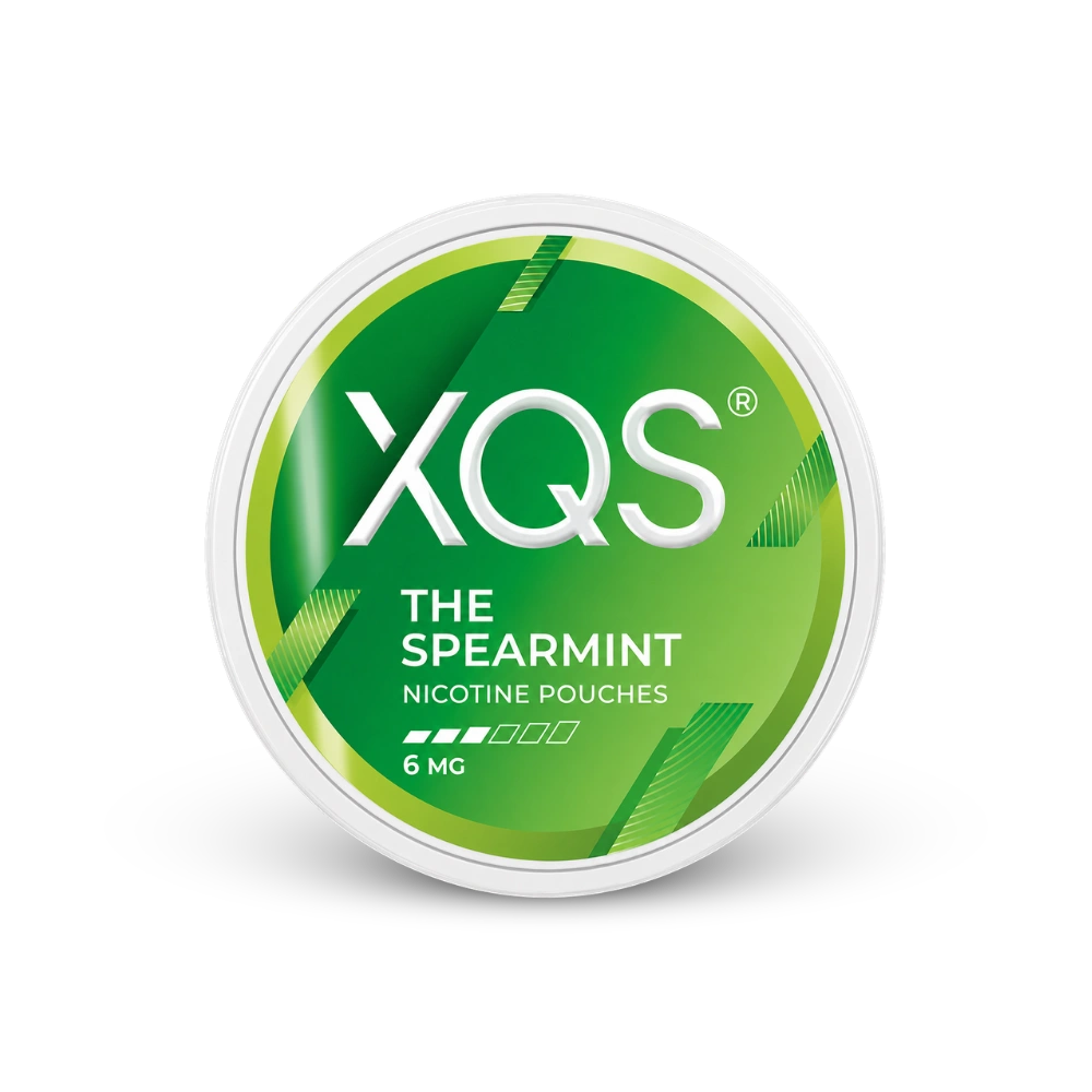 XQS The Spearmint 6mg – dóza nikotínových vrecúšok