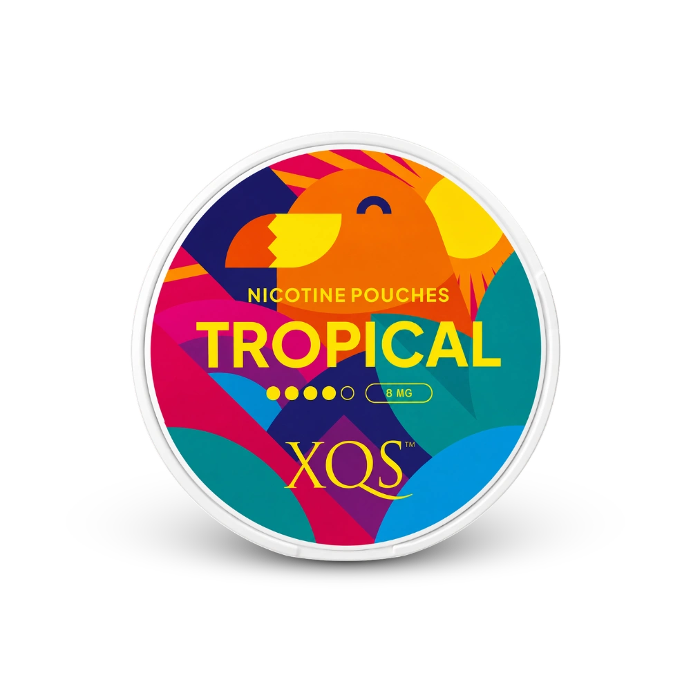 XQS Tropical Strong – dóza nikotínových vrecúšok