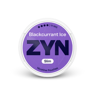 ZYN Blackcurrant Ice Slim S4 – dóza nikotínových vrecúšok